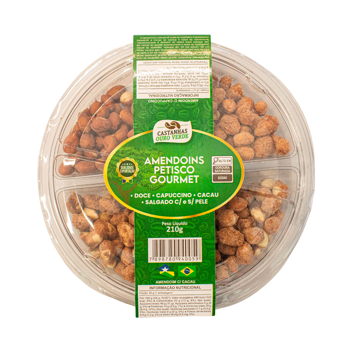 4024753 - AMENDOINS GOURMET OURO VERDE 210G